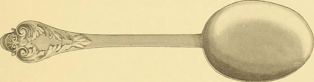 An illustration from The values of old English silver and Sheffeld plate, from the xvth to the xixth centuries, 1906, leaf 440