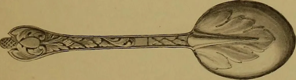 An illustration from The values of old English silver and Sheffeld plate, from the xvth to the xixth centuries, 1906, leaf 452