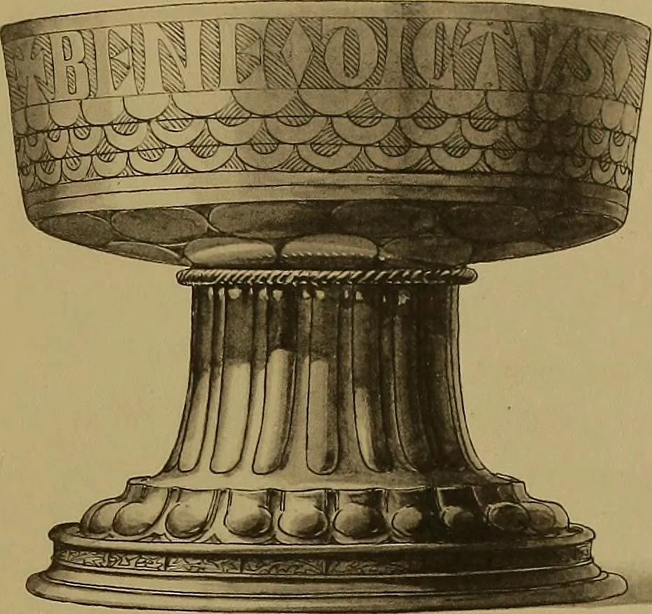 An illustration from The values of old English silver and Sheffeld plate, from the xvth to the xixth centuries, 1906, leaf 52