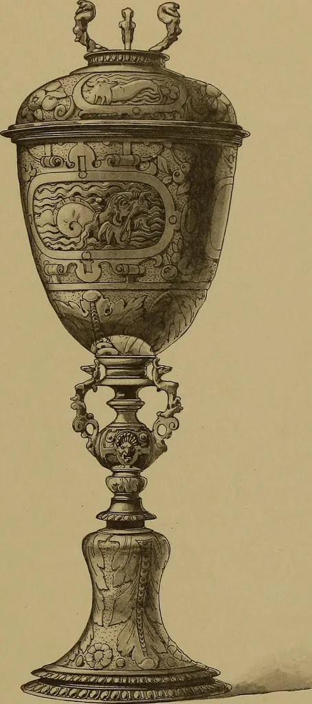 An illustration from The values of old English silver and Sheffeld plate, from the xvth to the xixth centuries, 1906, leaf 56