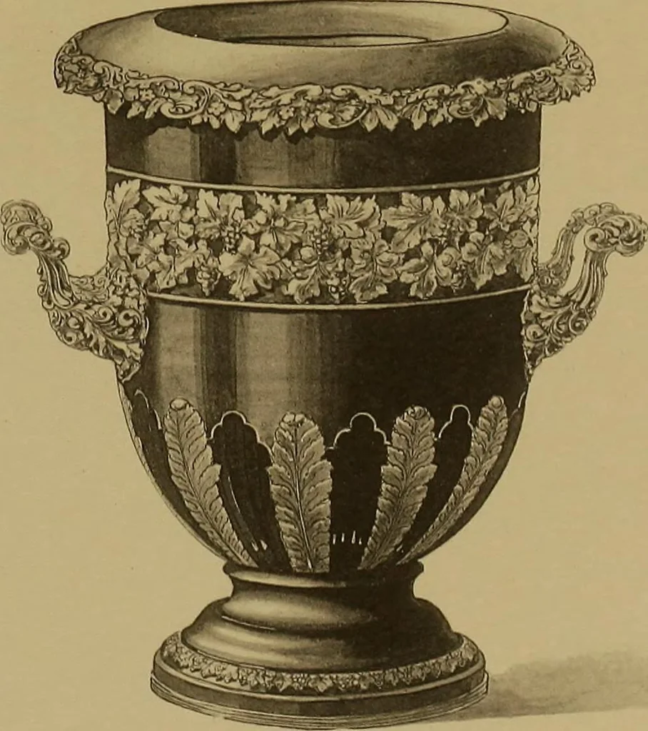 An illustration from The values of old English silver and Sheffeld plate, from the xvth to the xixth centuries, 1906, leaf 76