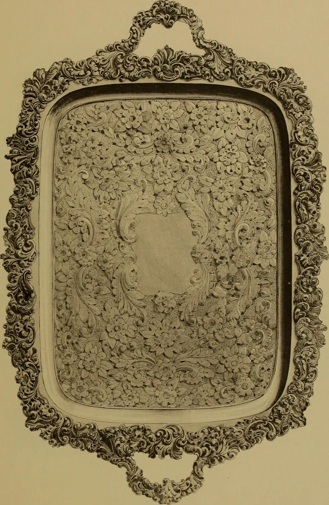 An illustration from The values of old English silver and Sheffeld plate, from the xvth to the xixth centuries, 1906, leaf 80