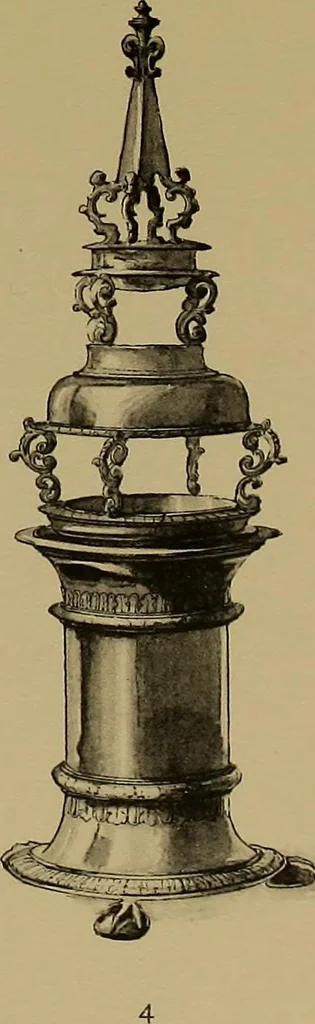 An illustration from The values of old English silver and Sheffeld plate, from the xvth to the xixth centuries, 1906, leaf 88