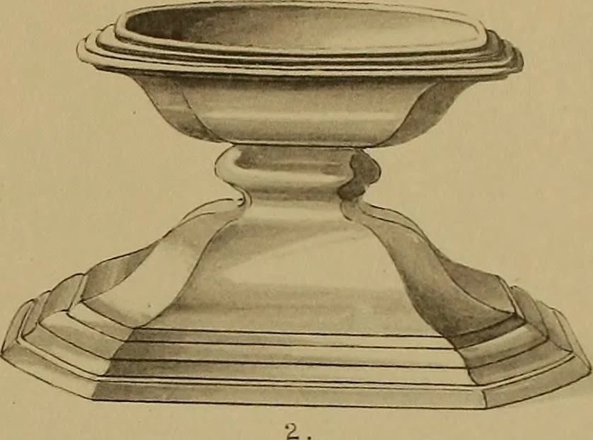 An illustration from The values of old English silver and Sheffeld plate, from the xvth to the xixth centuries, 1906, leaf 94