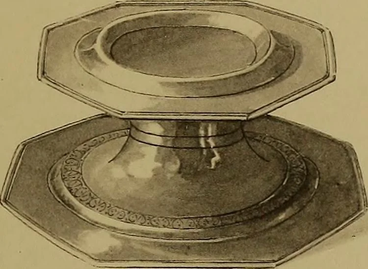 An illustration from The values of old English silver and Sheffeld plate, from the xvth to the xixth centuries, 1906, leaf 94