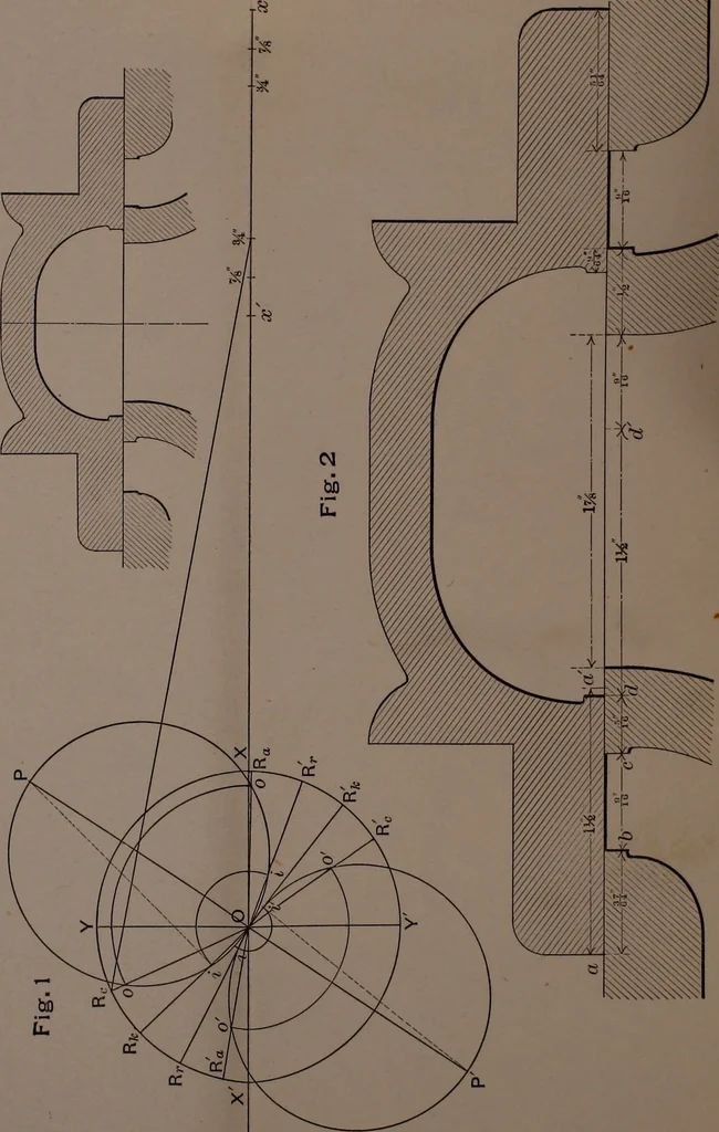 An illustration from Valve-gears for steam-engines, 1892, leaf 158