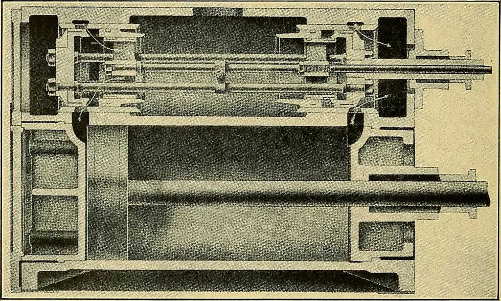 An illustration from Valve setting: simple methods of setting the plain slide valve. Meyer cut-off. Corliss. and poppet types, 1908, leaf 111