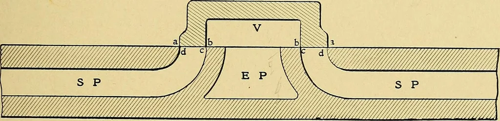 An illustration from Valve setting: simple methods of setting the plain slide valve. Meyer cut-off. Corliss. and poppet types, 1908, leaf 14