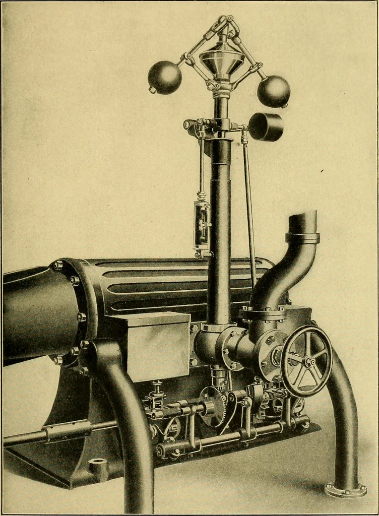 An illustration from Valve setting: simple methods of setting the plain slide valve. Meyer cut-off. Corliss. and poppet types, 1908, leaf 140