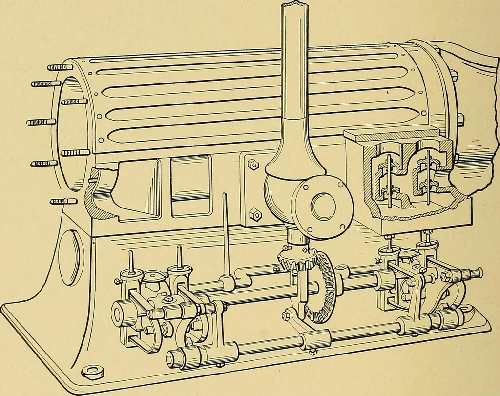 An illustration from Valve setting: simple methods of setting the plain slide valve. Meyer cut-off. Corliss. and poppet types, 1908, leaf 143