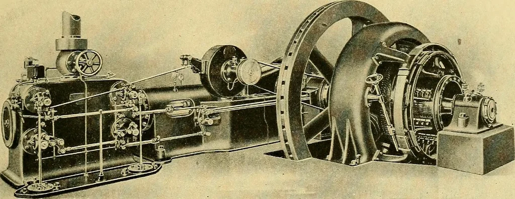 An illustration from Valve setting: simple methods of setting the plain slide valve. Meyer cut-off. Corliss. and poppet types, 1908, leaf 156