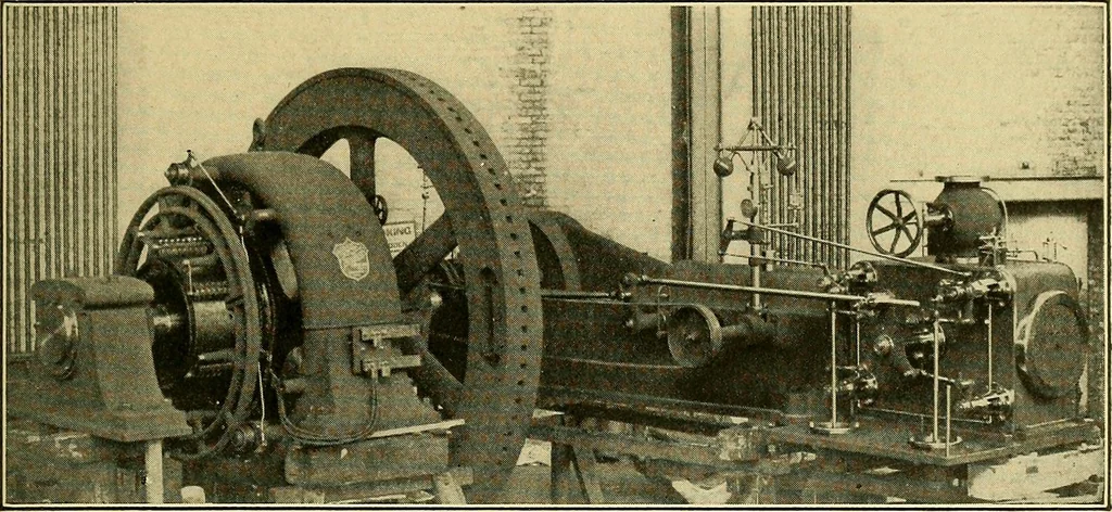 An illustration from Valve setting: simple methods of setting the plain slide valve. Meyer cut-off. Corliss. and poppet types, 1908, leaf 168