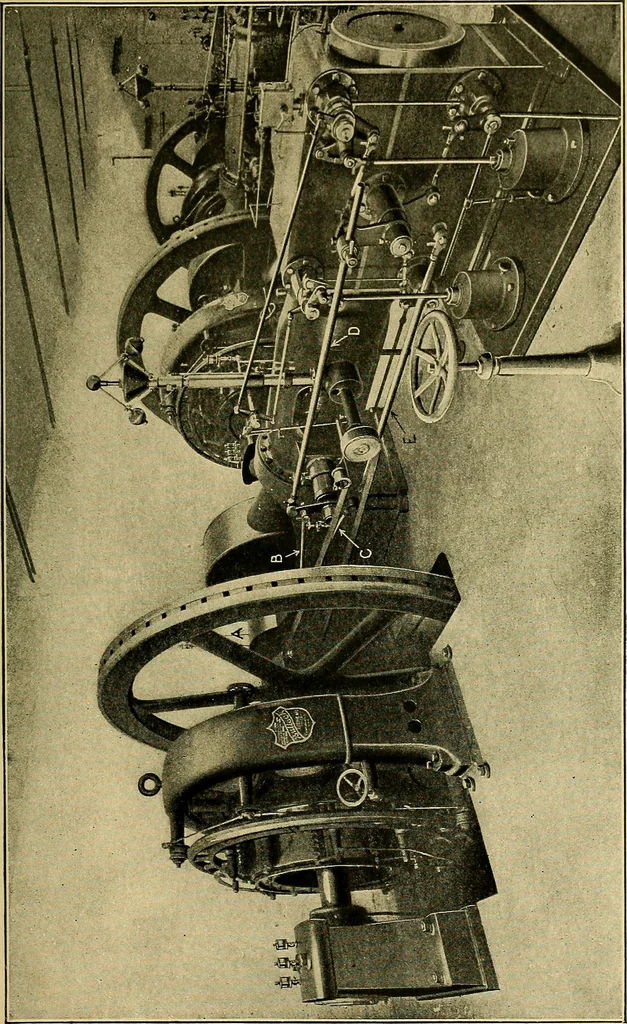 An illustration from Valve setting: simple methods of setting the plain slide valve. Meyer cut-off. Corliss. and poppet types, 1908, leaf 184