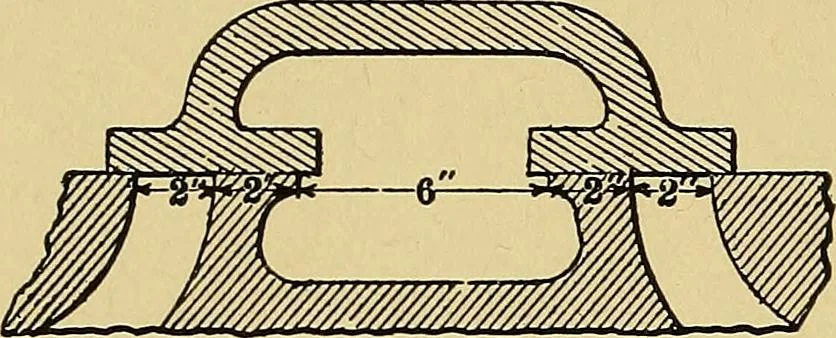 An illustration from Valve setting: simple methods of setting the plain slide valve. Meyer cut-off. Corliss. and poppet types, 1908, leaf 37