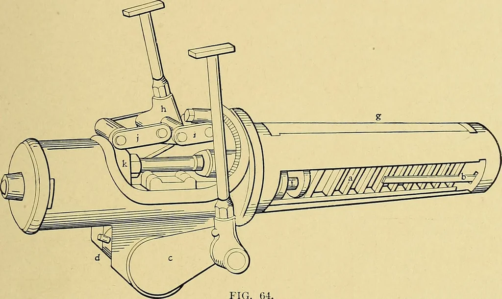 An illustration from Valve setting: simple methods of setting the plain slide valve. Meyer cut-off. Corliss. and poppet types, 1908, leaf 76