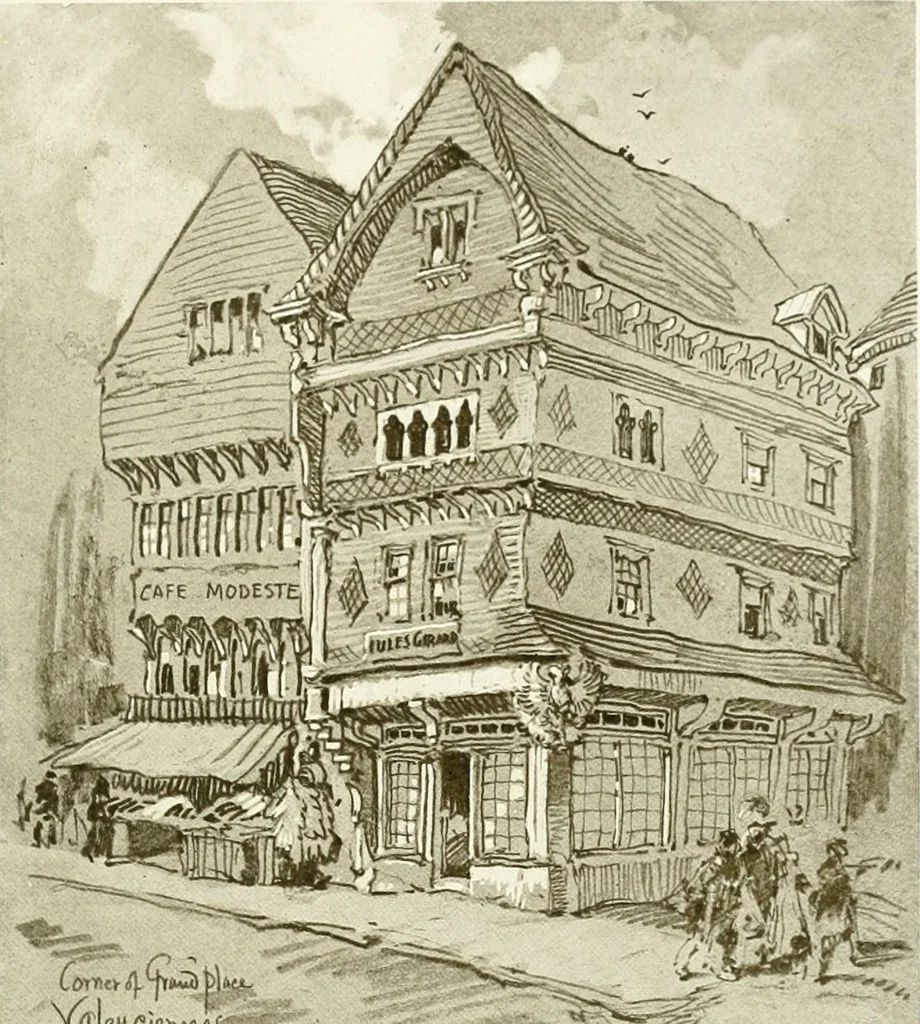 An illustration from Vanished halls and cathedrals of France, 1917, leaf 156