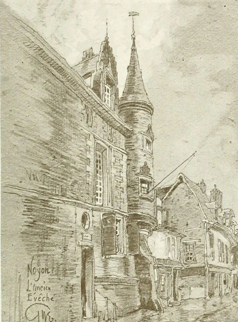 An illustration from Vanished halls and cathedrals of France, 1917, leaf 208