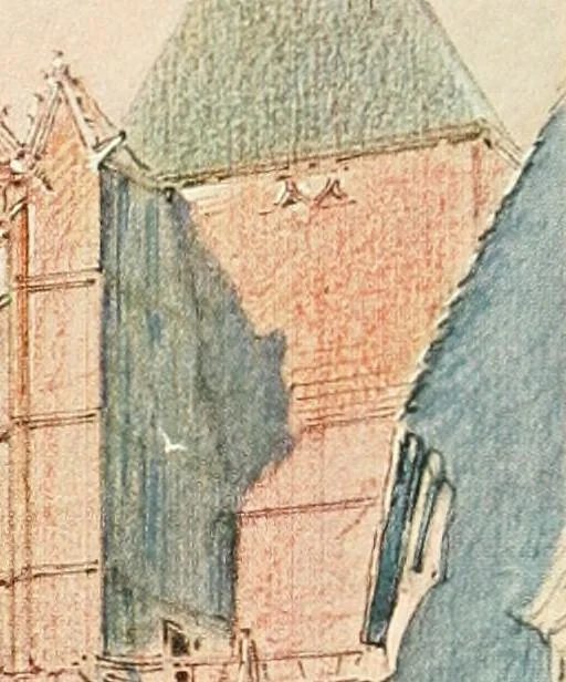 An illustration from Vanished halls and cathedrals of France, 1917, leaf 256