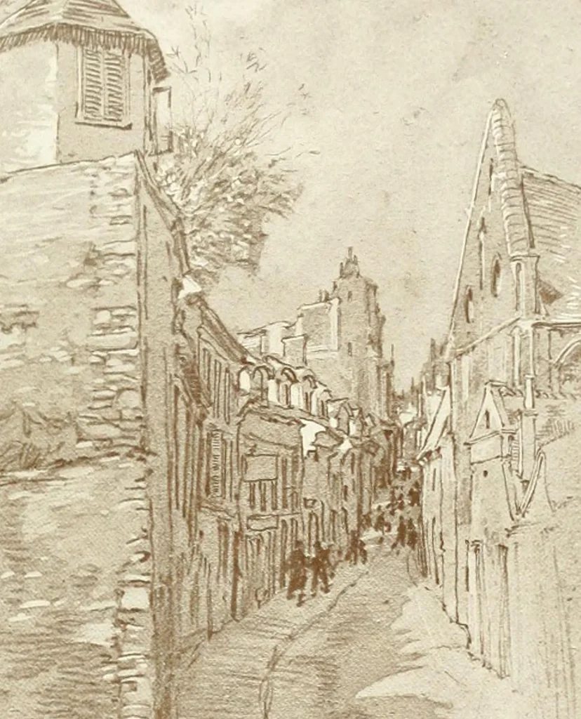 An illustration from Vanished halls and cathedrals of France, 1917, leaf 270