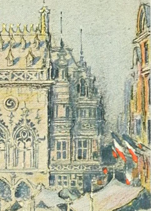 An illustration from Vanished halls and cathedrals of France, 1917, leaf 30