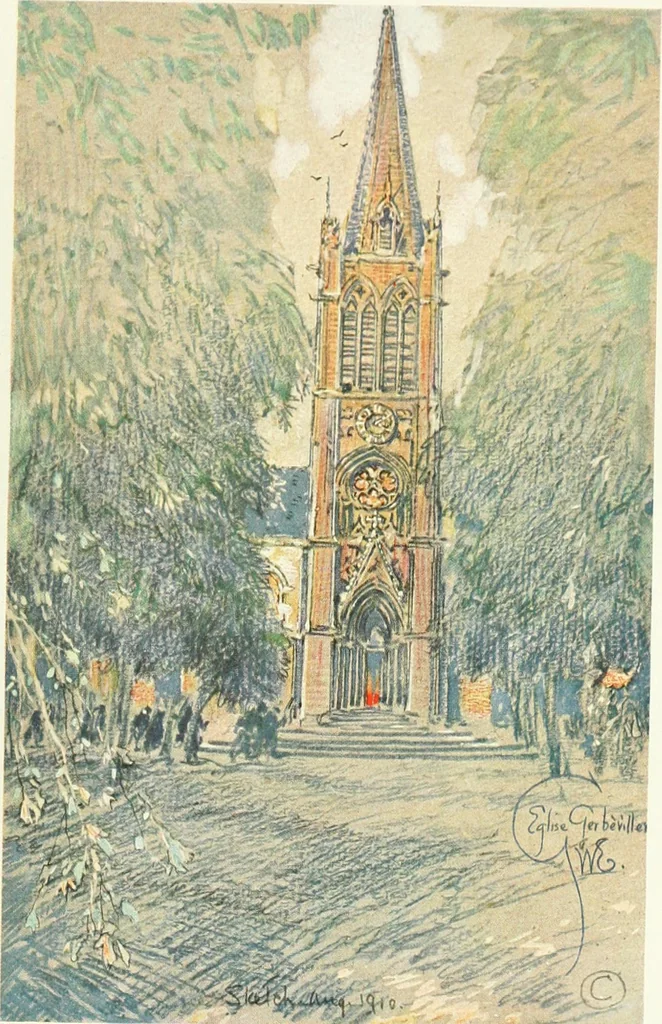 An illustration from Vanished halls and cathedrals of France, 1917, leaf 310