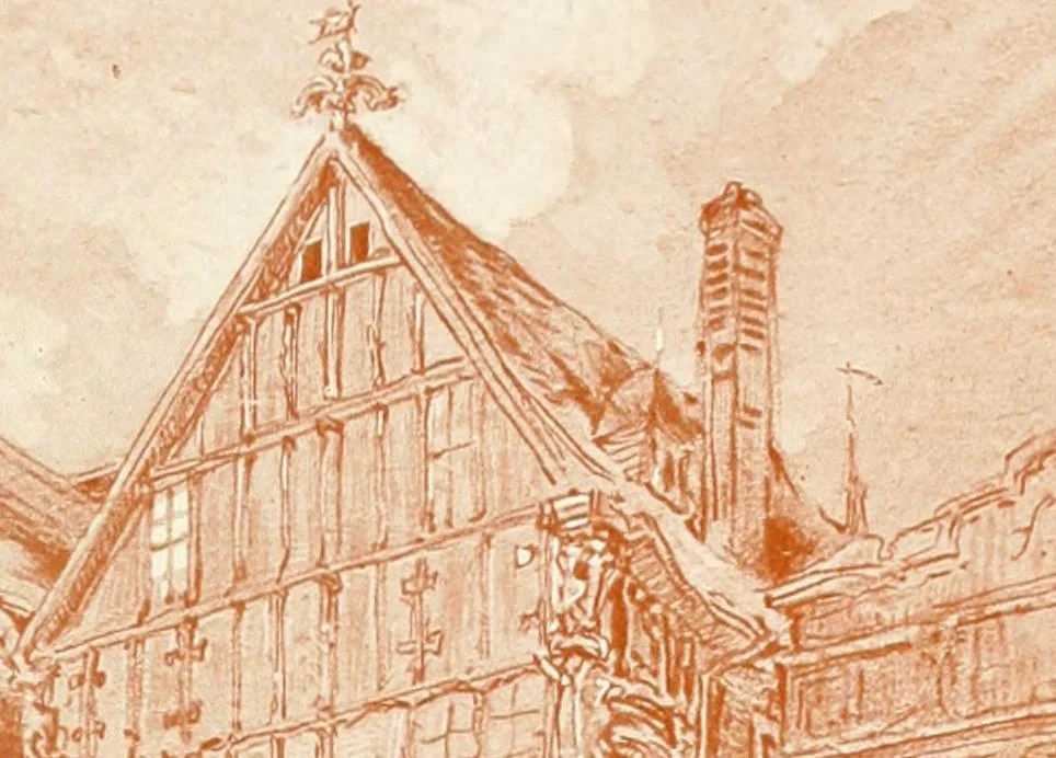 An illustration from Vanished halls and cathedrals of France, 1917, leaf 348