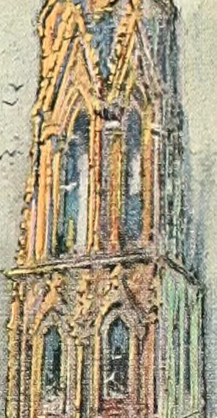 An illustration from Vanished halls and cathedrals of France, 1917, leaf 38