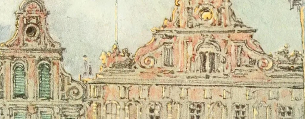 An illustration from Vanished halls and cathedrals of France, 1917, leaf 60