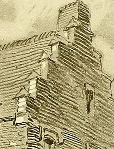 An illustration from Vanished halls and cathedrals of France, 1917, leaf 104