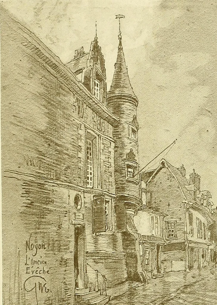 An illustration from Vanished halls and cathedrals of France, 1917, leaf 180