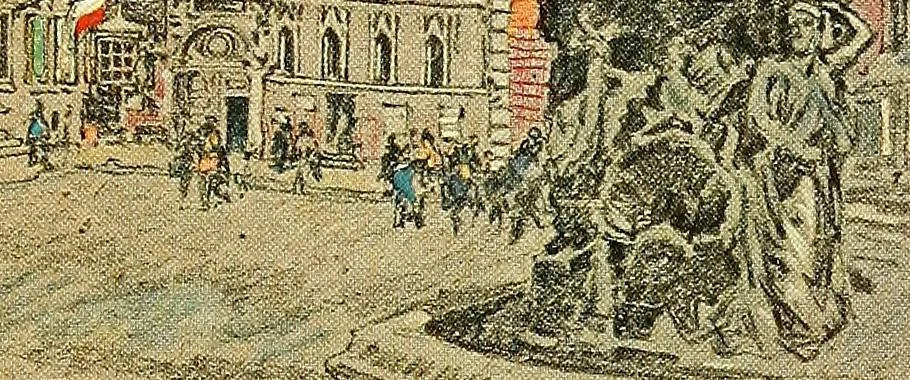 An illustration from Vanished halls and cathedrals of France, 1917, leaf 194