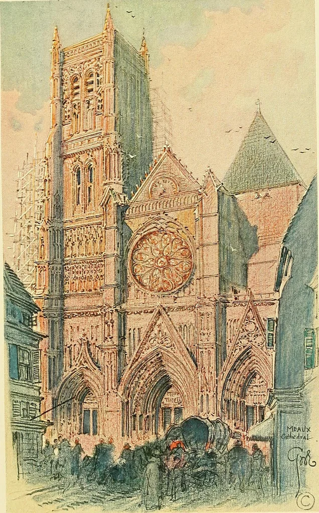 An illustration from Vanished halls and cathedrals of France, 1917, leaf 220