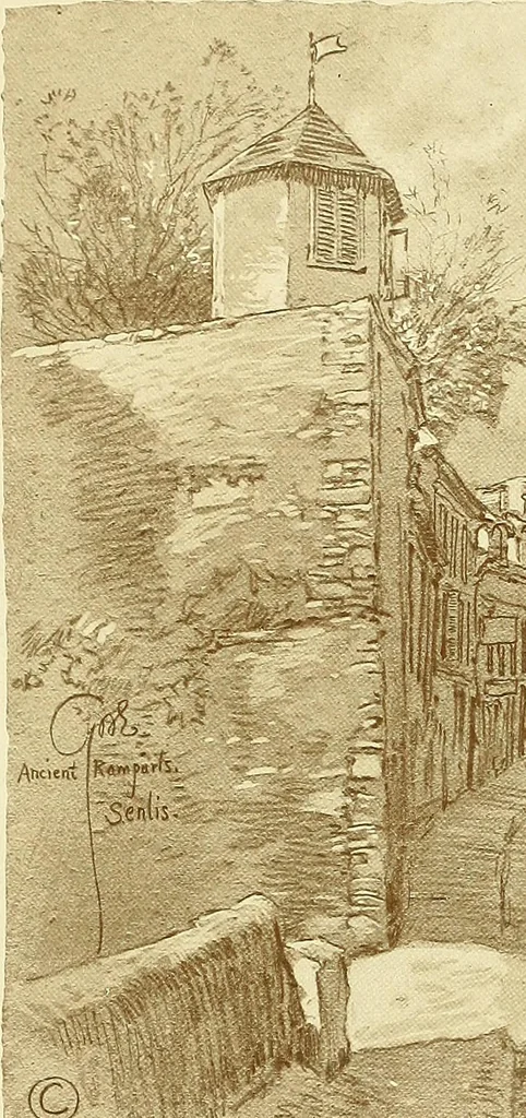 An illustration from Vanished halls and cathedrals of France, 1917, leaf 232