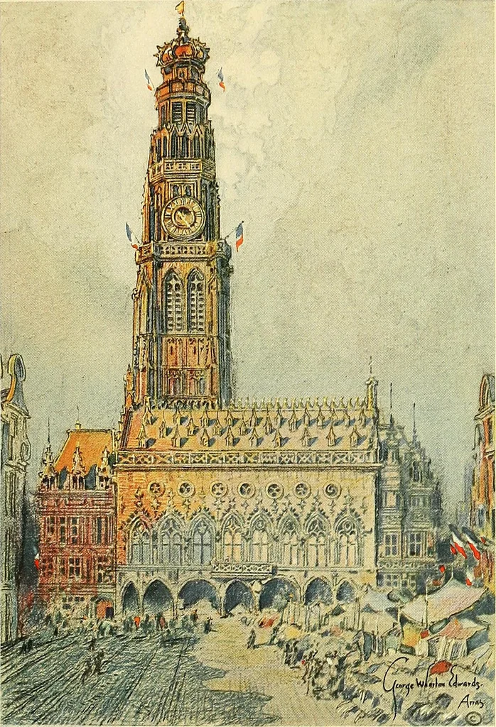 An illustration from Vanished halls and cathedrals of France, 1917, leaf 24