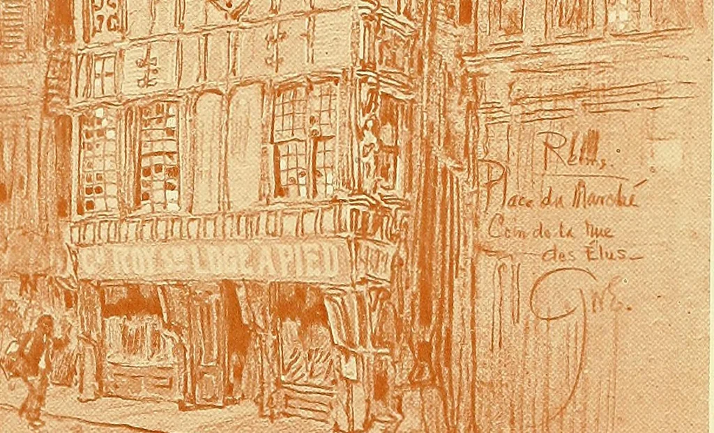 An illustration from Vanished halls and cathedrals of France, 1917, leaf 298