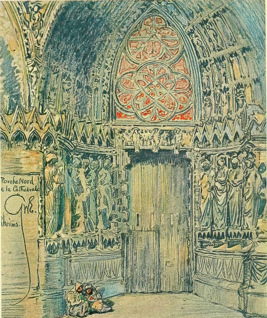 An illustration from Vanished halls and cathedrals of France, 1917, leaf 302
