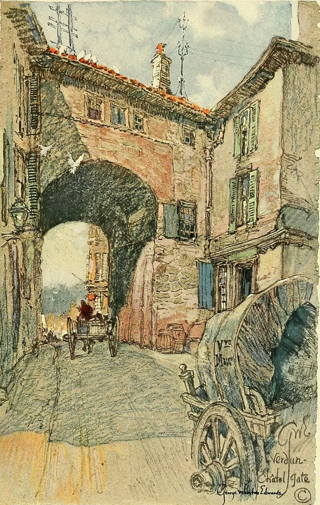 An illustration from Vanished halls and cathedrals of France, 1917, leaf 322