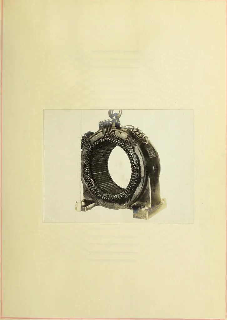 An illustration from The variable speed induction motor, 1902, leaf 28