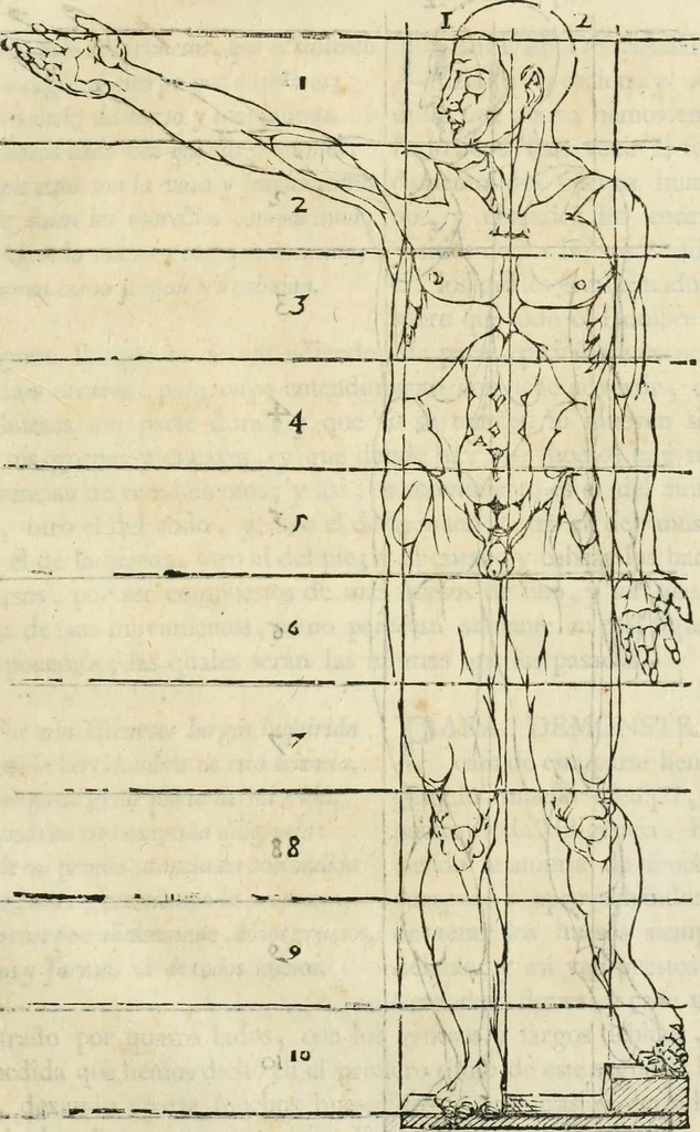 An illustration from Varia commensuracion para la escultura y arquitectura, 1795, leaf 134