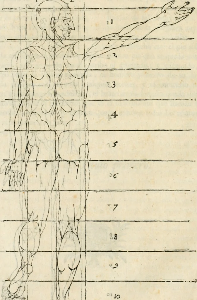 An illustration from Varia commensuracion para la escultura y arquitectura, 1795, leaf 135