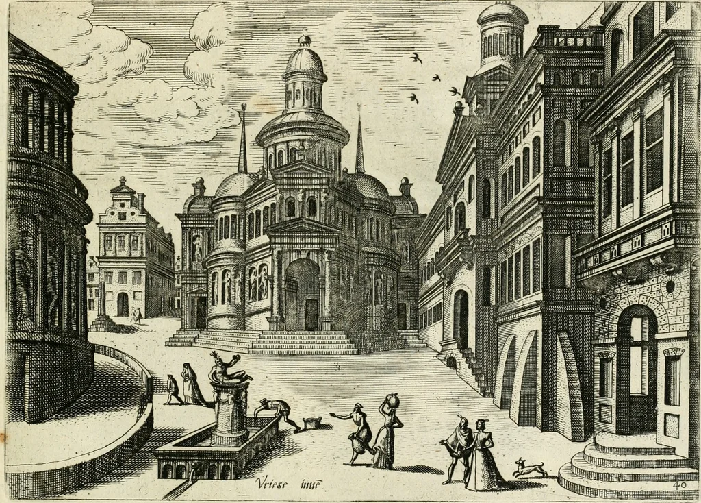 An illustration from Variae architecturae formae, 1636, leaf 100