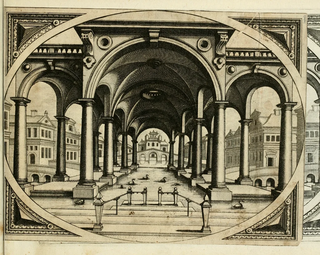 An illustration from Variae architecturae formae, 1636, leaf 12