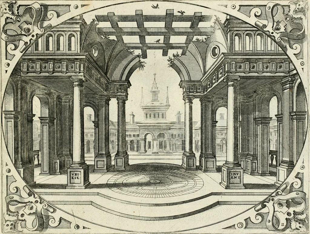 An illustration from Variae architecturae formae, 1636, leaf 32