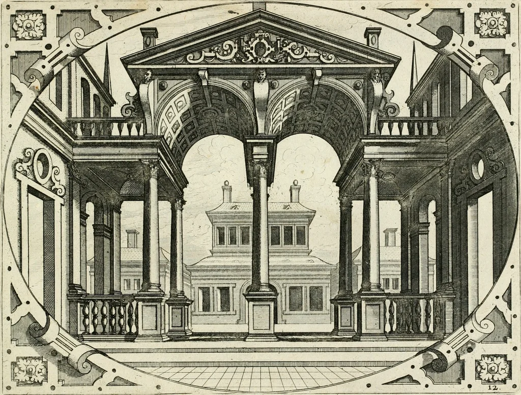 An illustration from Variae architecturae formae, 1636, leaf 34