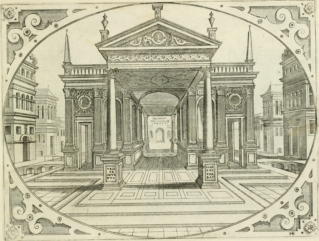 An illustration from Variae architecturae formae, 1636, leaf 40