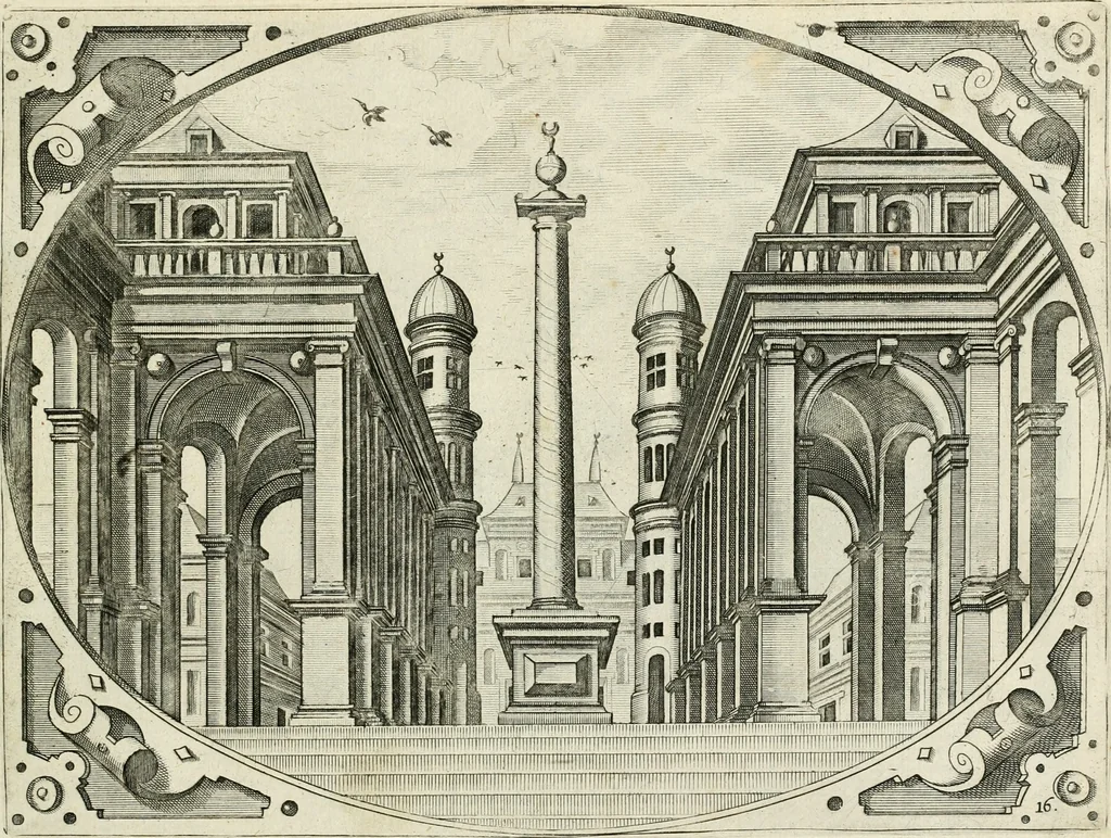 An illustration from Variae architecturae formae, 1636, leaf 44