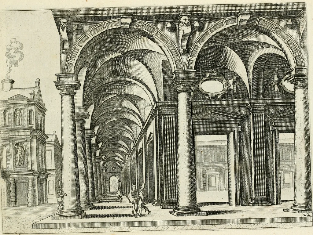 An illustration from Variae architecturae formae, 1636, leaf 64