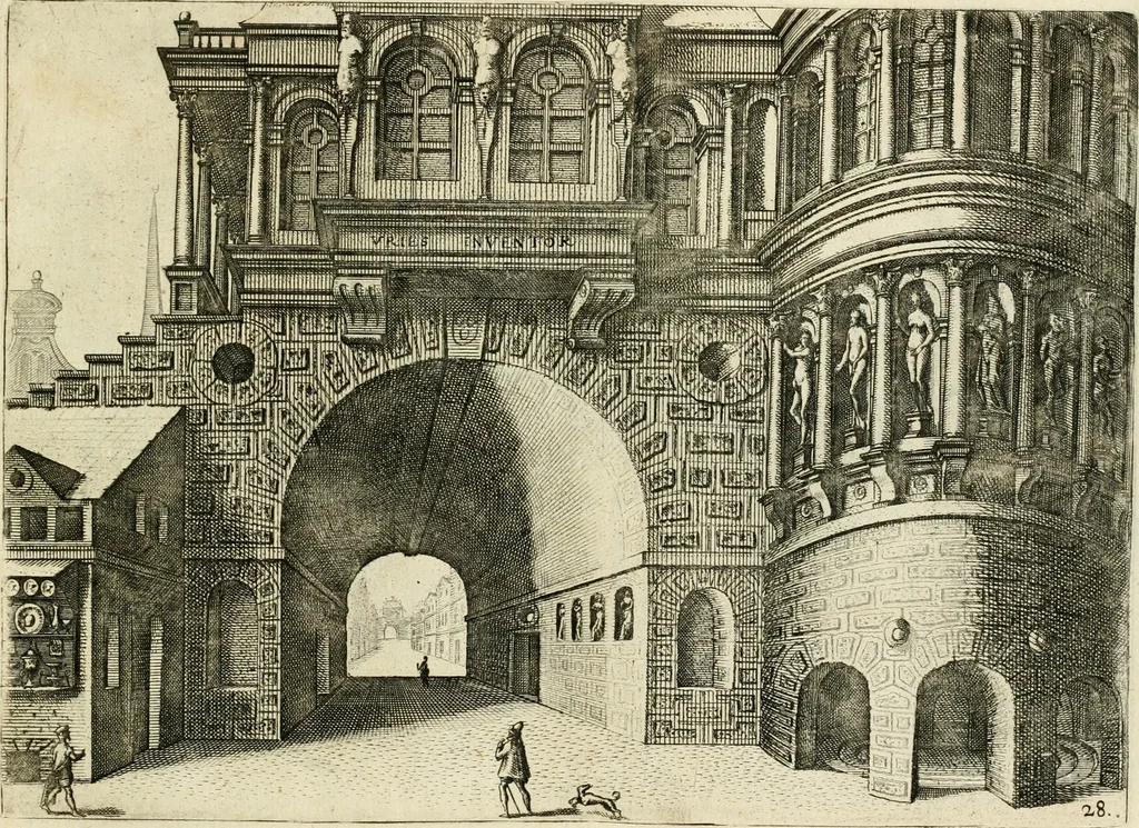 An illustration from Variae architecturae formae, 1636, leaf 76