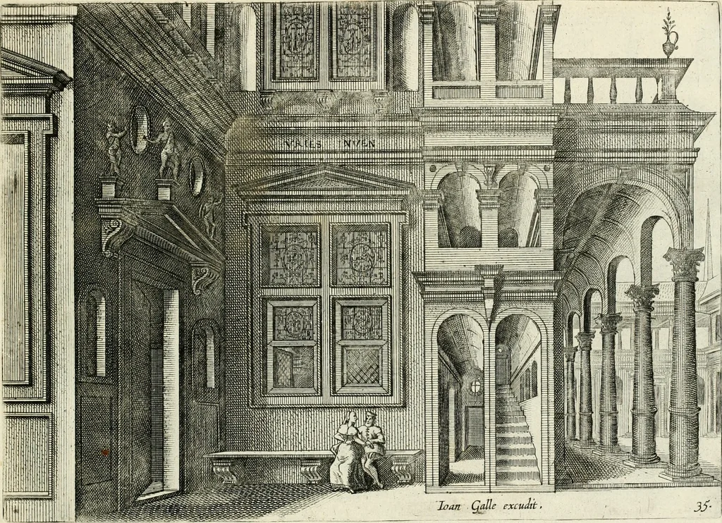 An illustration from Variae architecturae formae, 1636, leaf 88