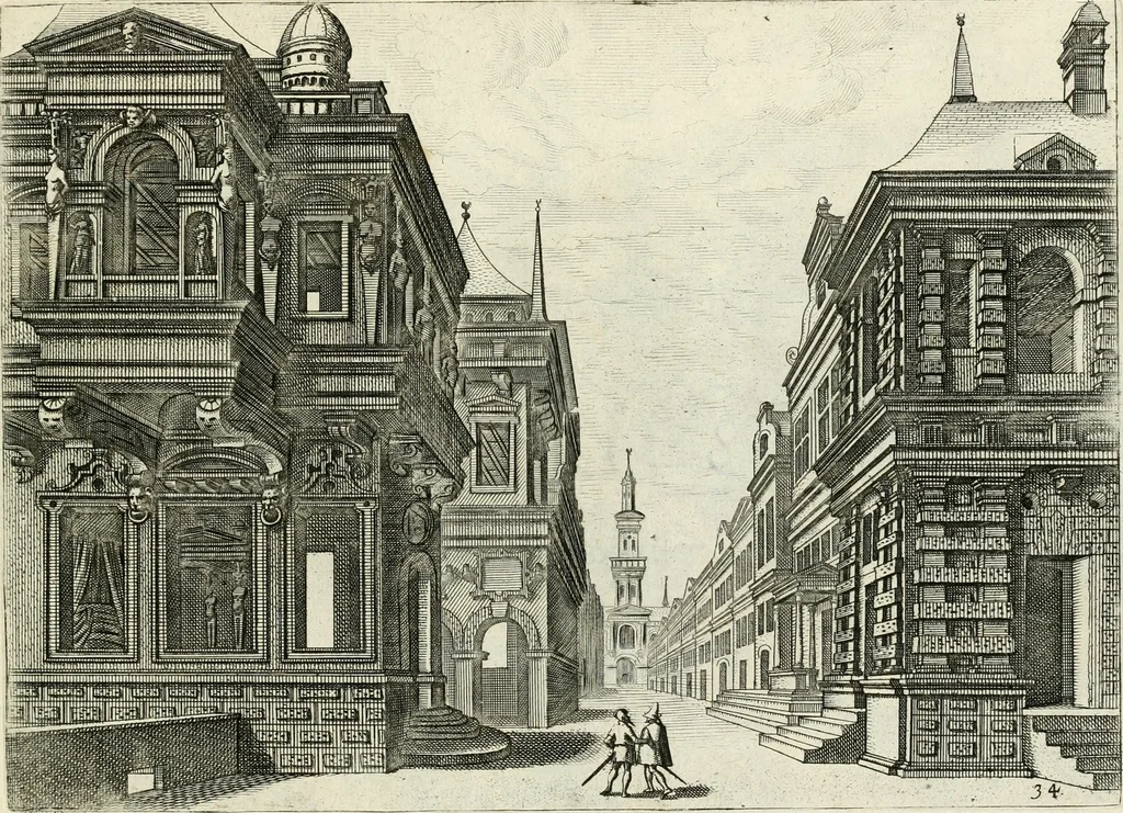 An illustration from Variae architecturae formae, 1636, leaf 90